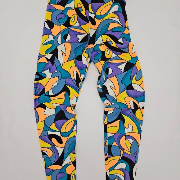 Pro Spirit Workout/Fitness/Running Tights Abstract SPANDEX Pants Womens - Picture 12 of 16